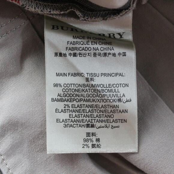 Burberry Brit Shorts Women 6 Pleated Cuffed Chino Khaki Preppy Quiet Luxury Chic - Picture 5 of 9